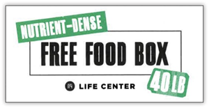 Free Nutrient-Dense, 40 lb. Food Box Free Nutrient-Dense, 40 lb. Food Box