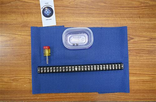 Picture of a screw-tightening exercise for work skills students,