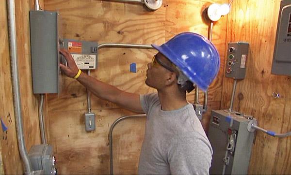 Trade Electricity student Trade Electricity student