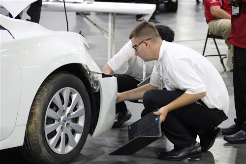 Collision Damage Appraisal contest in action. 