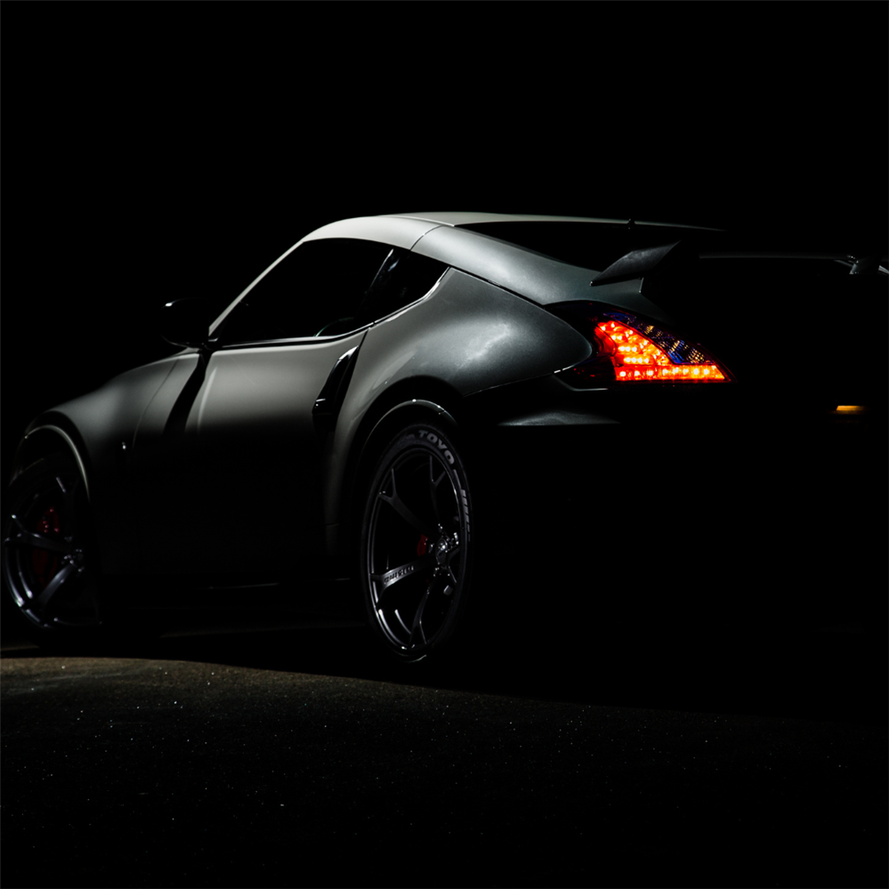  stock photo of car in dramatic lighting