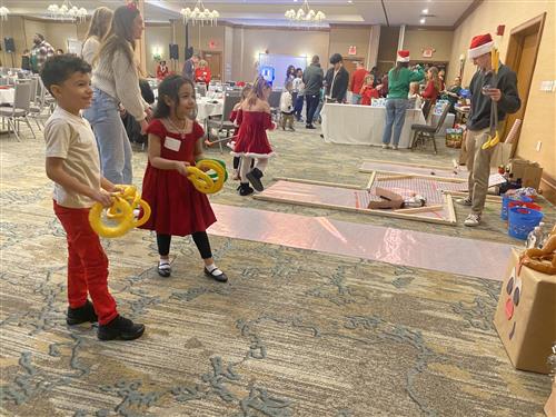 Picture from the Hemophilia Center family holiday party.
